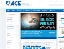 Tablet Screenshot of acesurgical.com